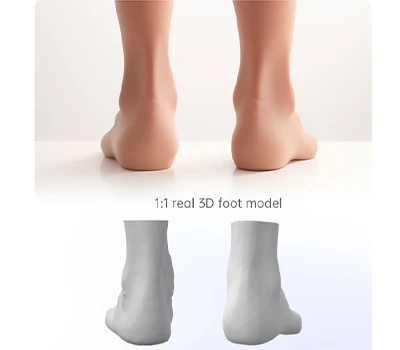 Fotskannern: tryckmattor vs . 3 D Digitala tvillingar i podiatri och detaljhandel